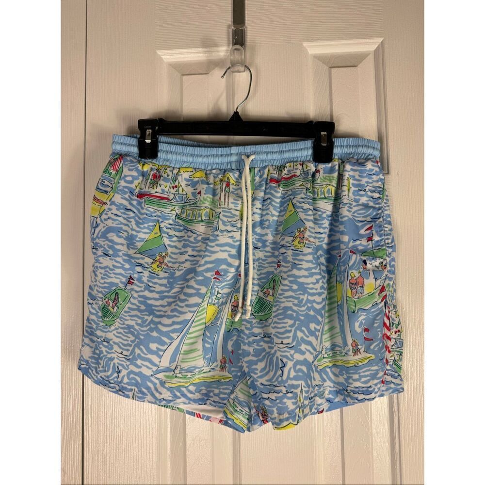NWT Little Lamb Mens Swim Trunks Size M
